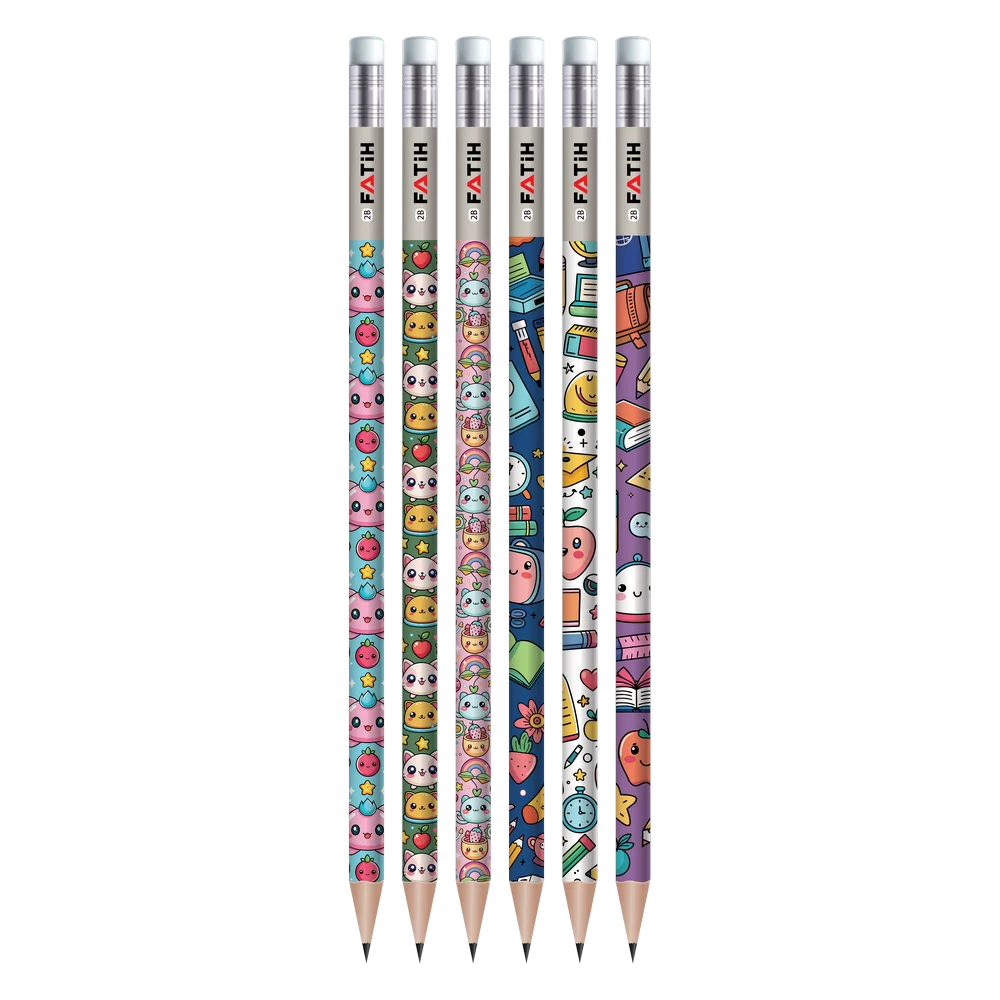 FA18100KL0072 - Fatih Kawaii Silgili Kurşun Kalem