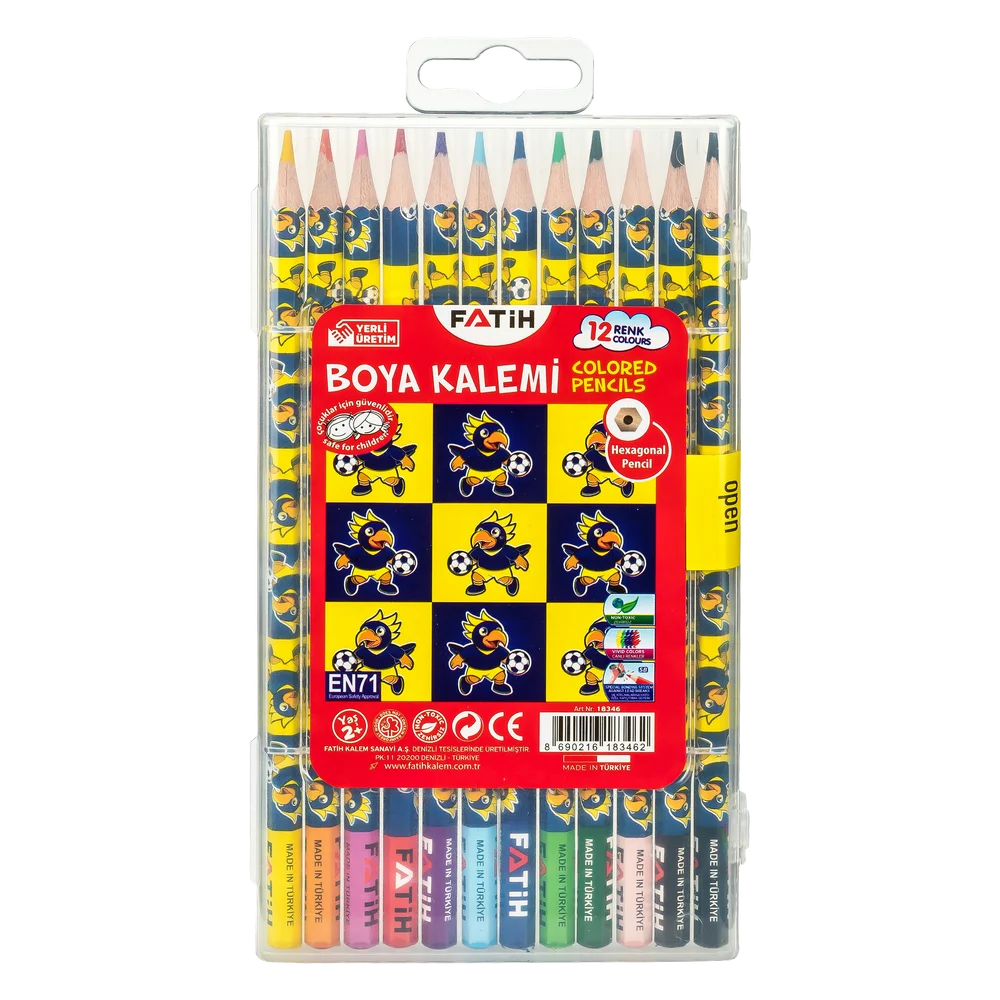 FA18346KB12RTB - Fatih Taraftar S-L Köşeli Kuru Boya 12 R Çantalı