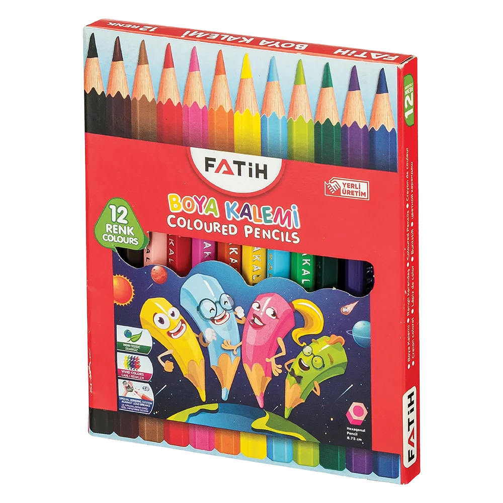 FA33012KB12RYB - Fatih Kuru Boya 12 Renk 1/2