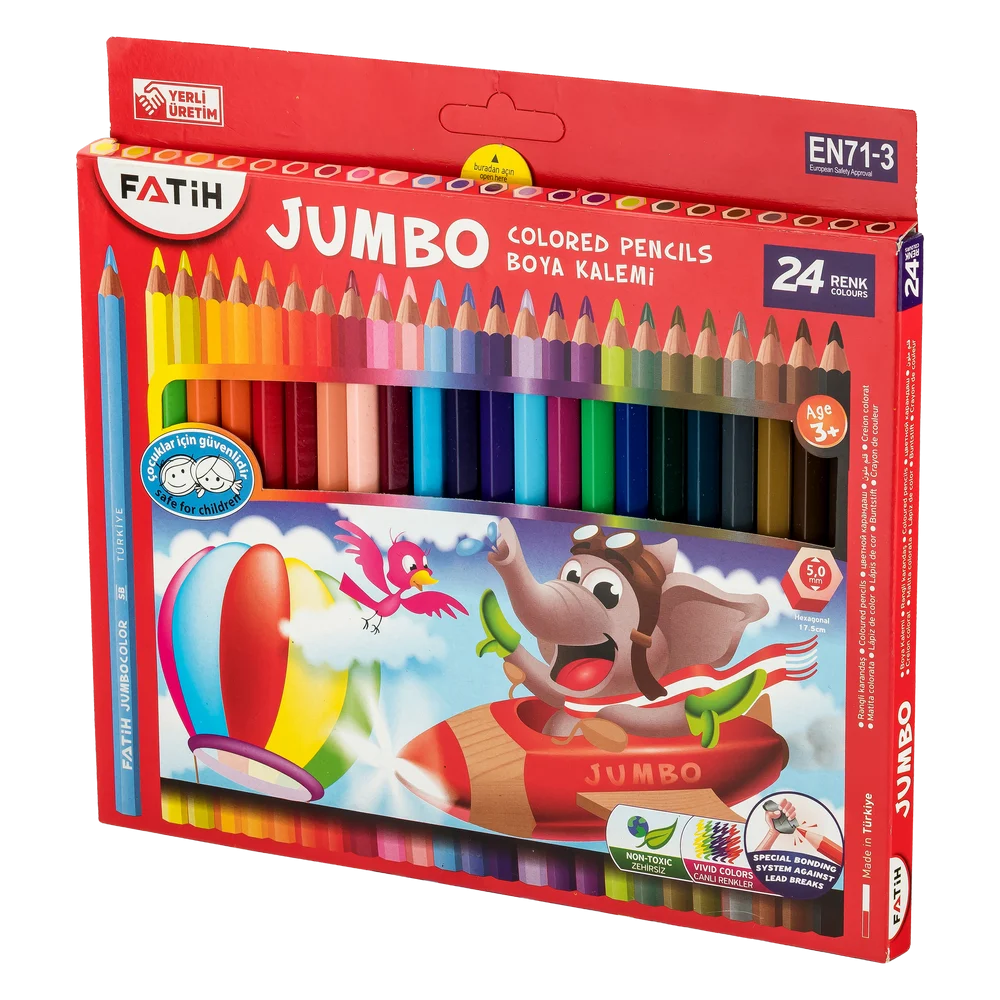 FA33424KB24RTB - Fatih Jumbo Kuru Boya 24 R