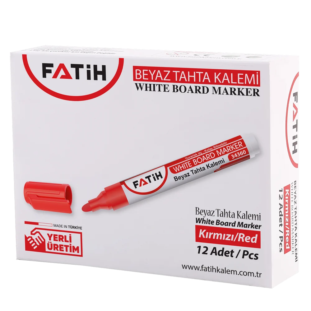FA34360TKK - Fatih Tahta Kalemi Kırmızı