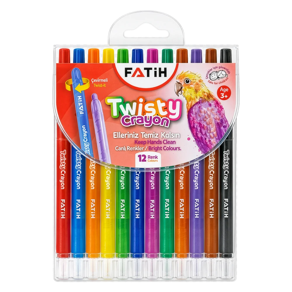 FA50240TC12R - Fatih Twisties Crayon 12 R (Mekanizmalı)
