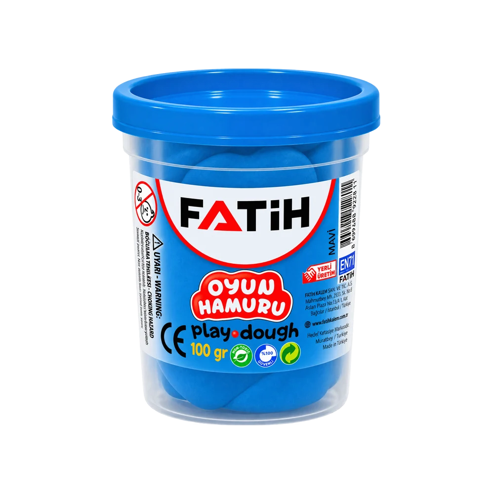 FA50817OH1R - Fatih Oyun Hamuru 100 Gr Mavi