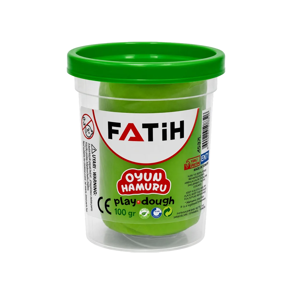 FA50832OH1R - Fatih Oyun Hamuru 100 Gr Yeşil