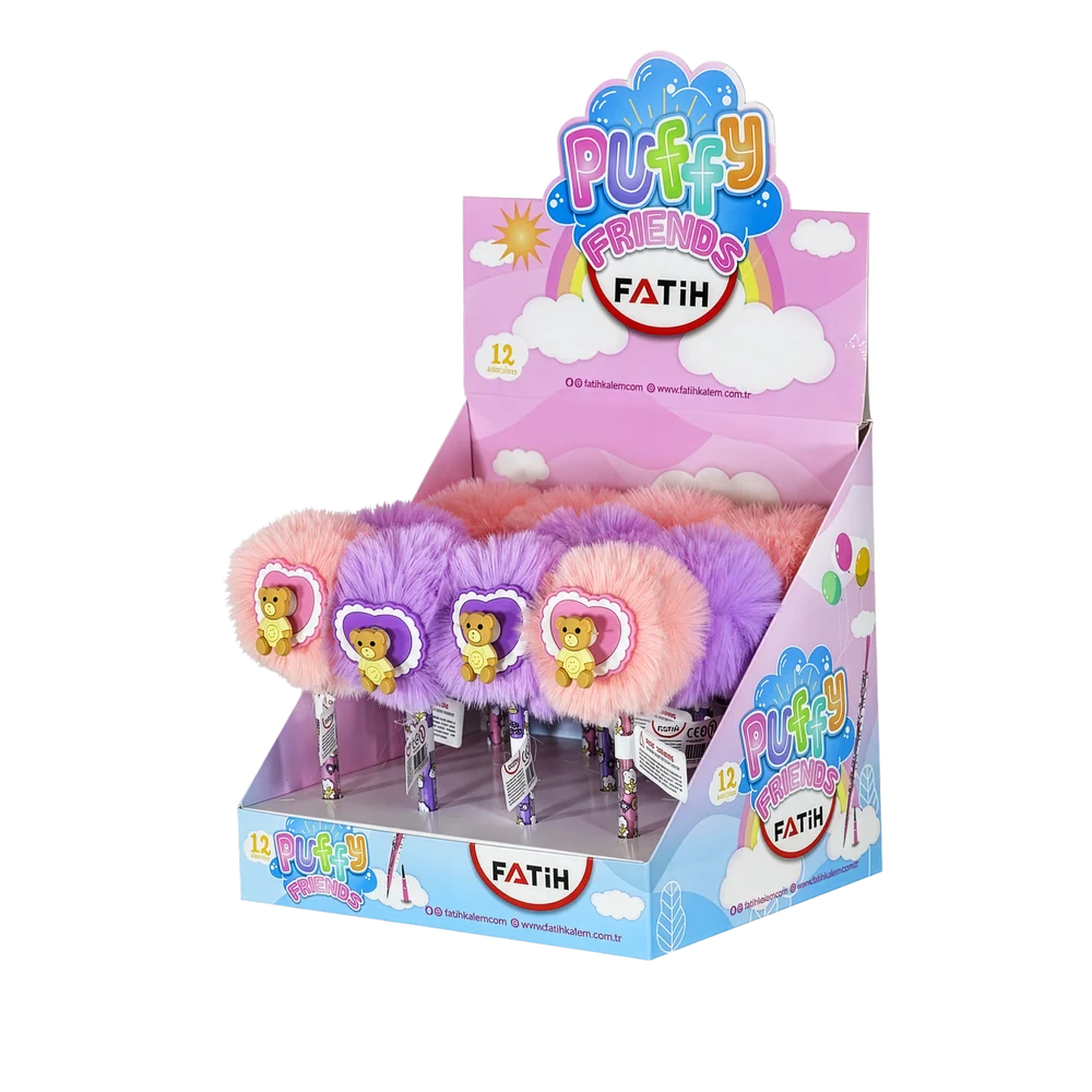 FA58159PYK - Fatih Puffy Friends Peluş Yumurtlayan Kalem (159)