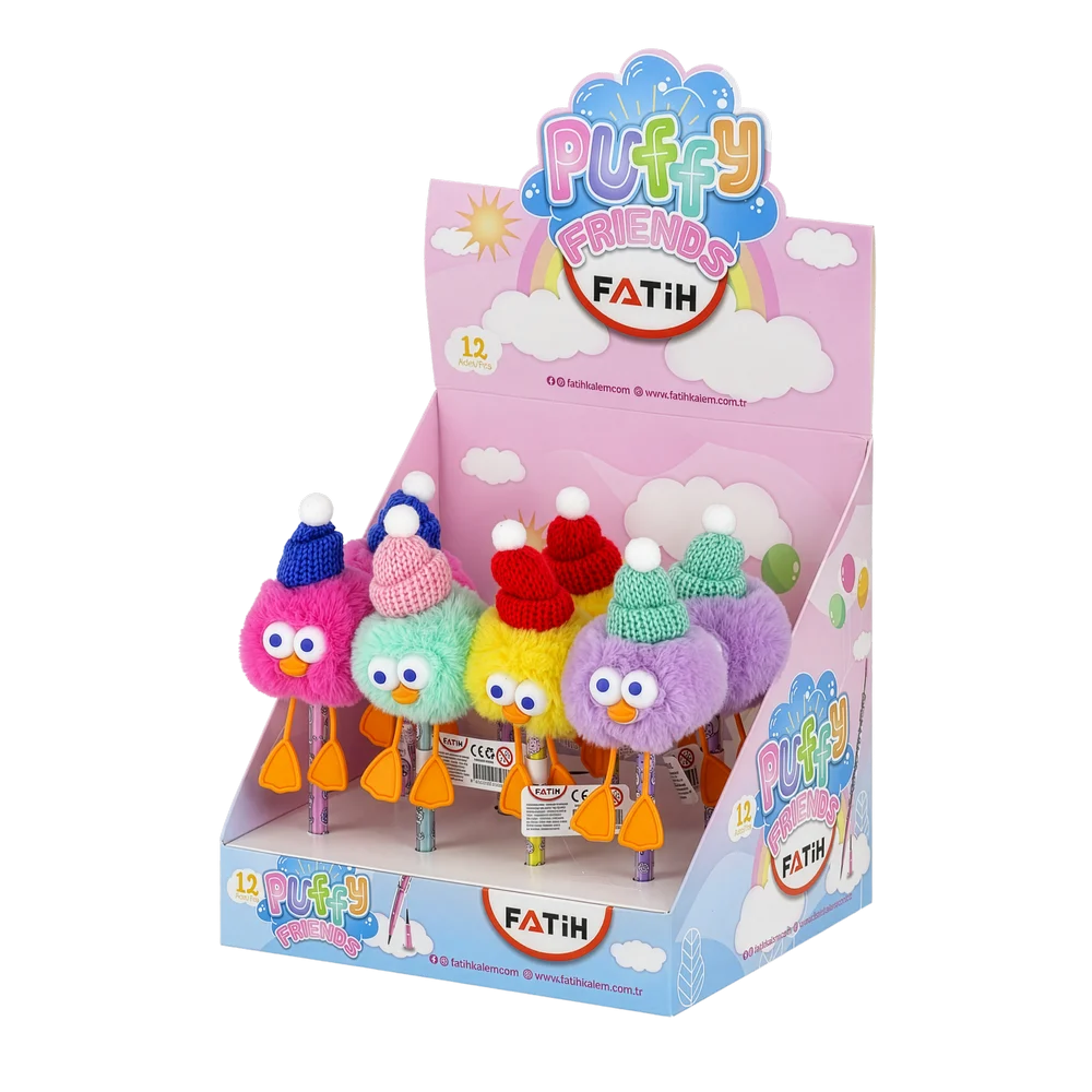 FA58162PYK - Fatih Puffy Friends Peluş Yumurtlayan Kalem (162)