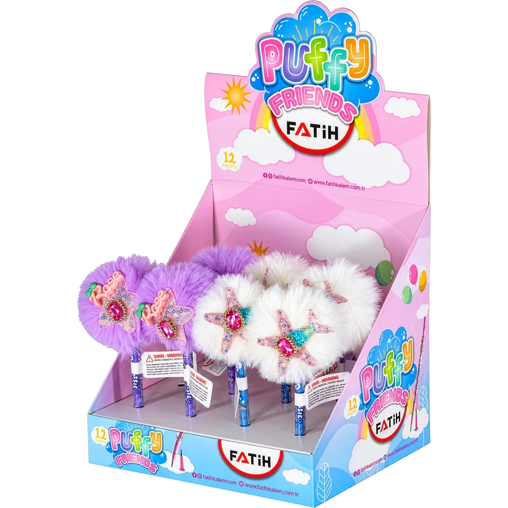 FA58174PYK - Fatih Puffy Friends Peluş Yumurtlayan Kalem (174)