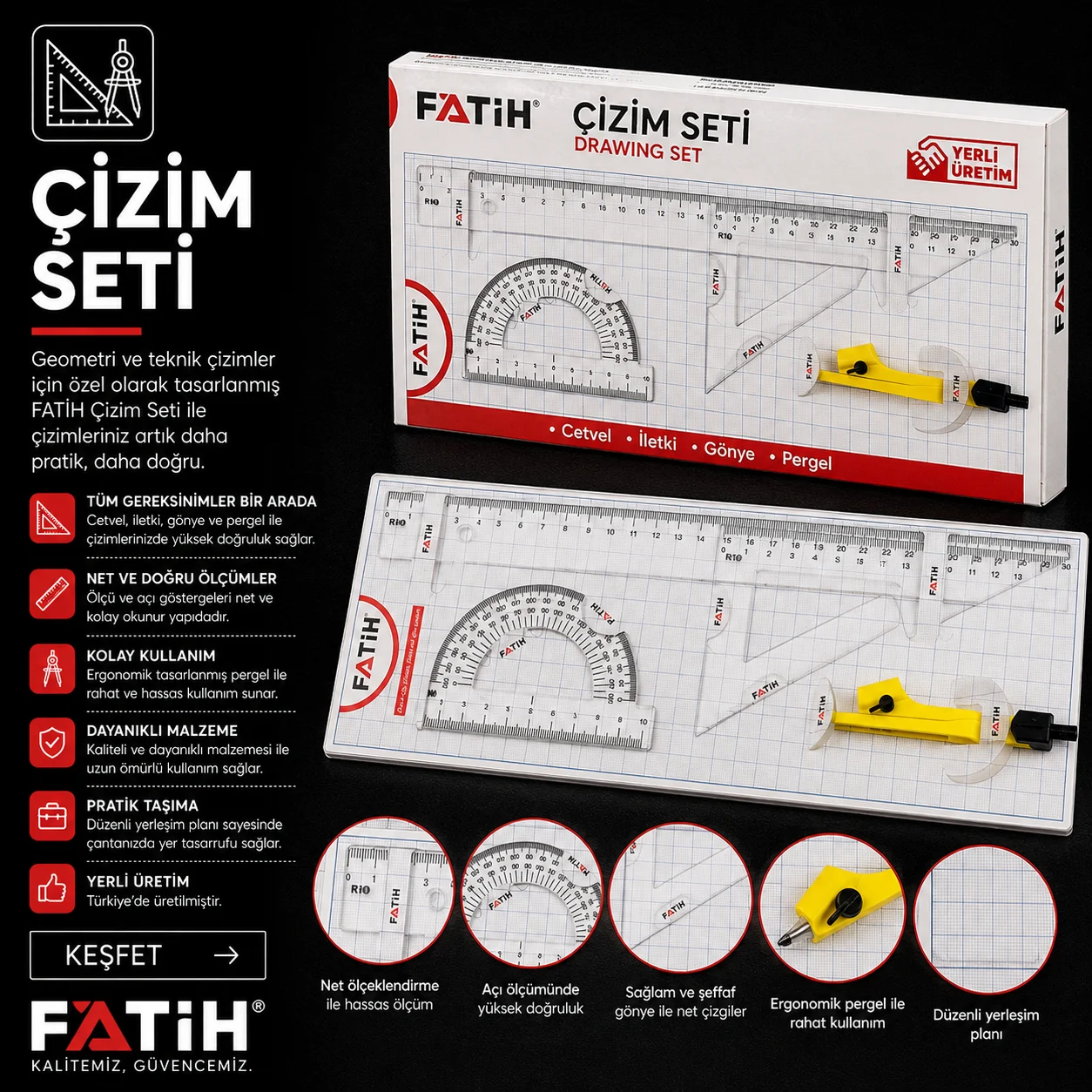 Fatih Kalem Çizim Seti Kategorisi