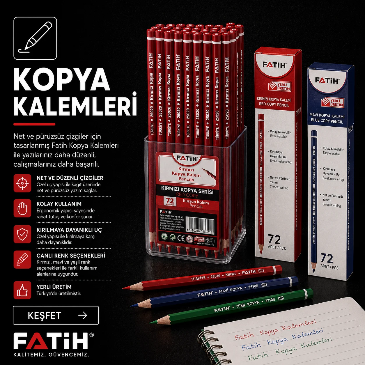 Fatih Kalem Kopya Kalemleri Kategorisi