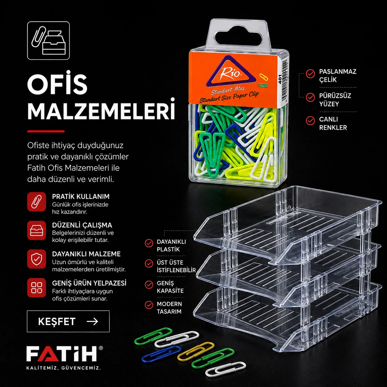 Fatih Kalem Ofis Malzemeleri Kategorisi