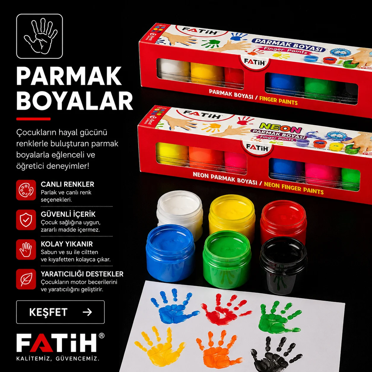 Fatih Kalem Parmak Boyalar Kategorisi