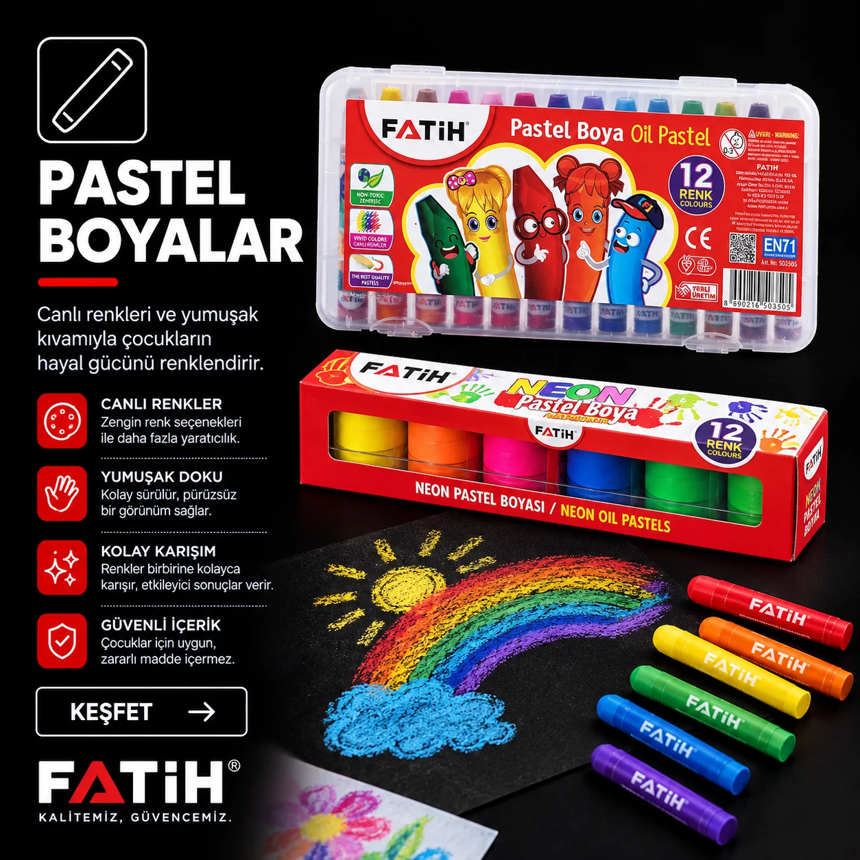Fatih Kalem Pastel Boyalar Kategorisi