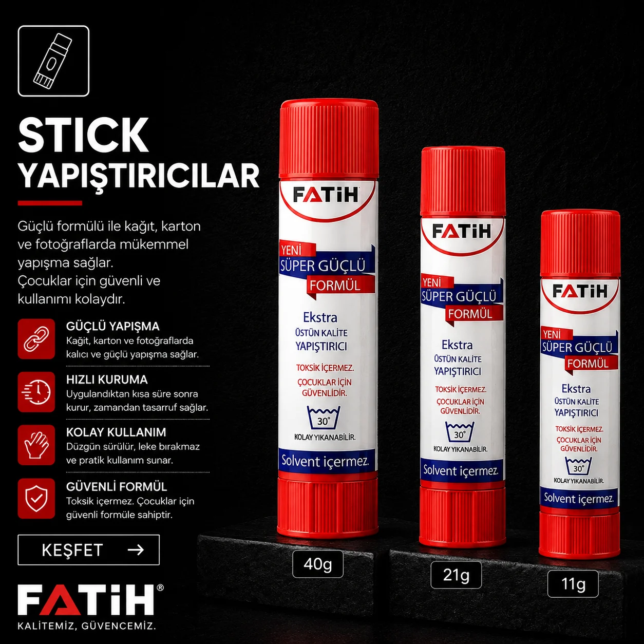 Fatih Kalem Stick Yapıştırıcılar Kategorisi