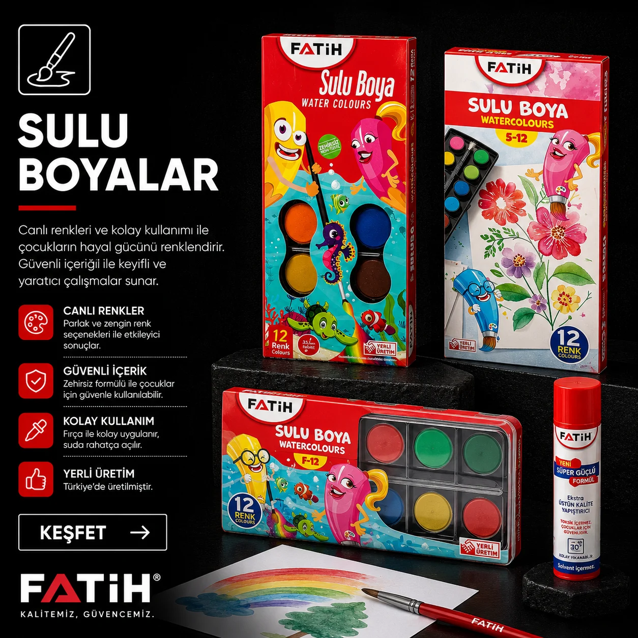 Fatih Kalem Sulu Boyalar Kategorisi